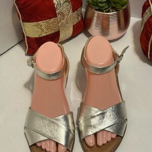 Vero Cuoio Silver Women's Sandals